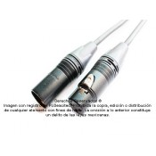 Cable para Micrófono CANARE Balanceado XLR Neutrik M-H 50 m